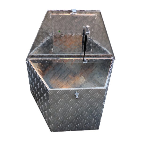 Aluminium 870x500x450mm Drawbar Tool Box - Image 4