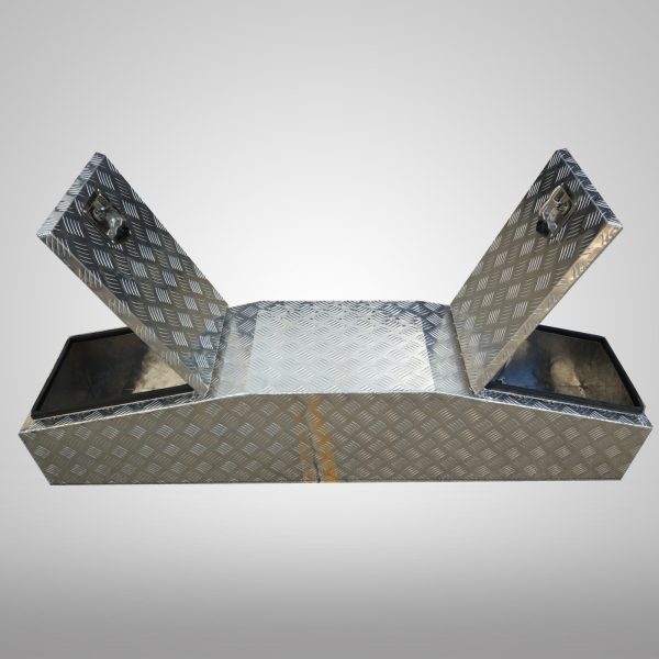 1770x400x400mm Aluminium Gullwing Toolbox - Image 3