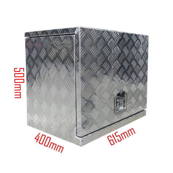 615x400x500mm Aluminium Generator Box Storage Toolbox - Image 2