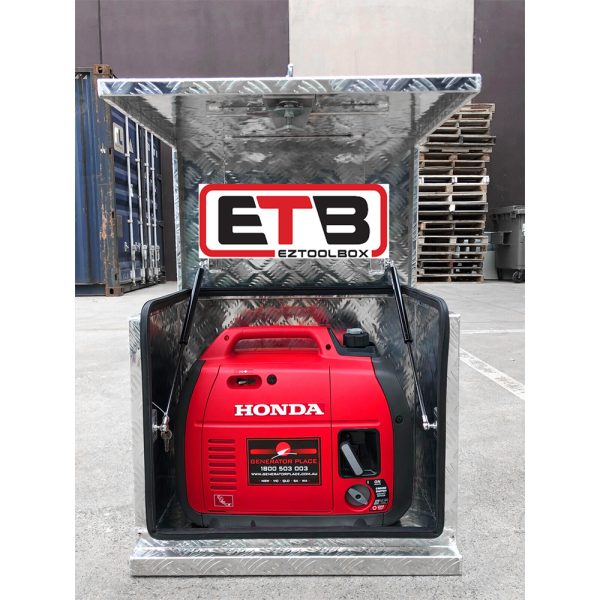 615x400x500mm Aluminium Generator Box Storage Toolbox - Image 4