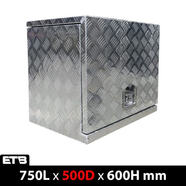 750x500x600mm Aluminium Generator Box Storage Toolbox