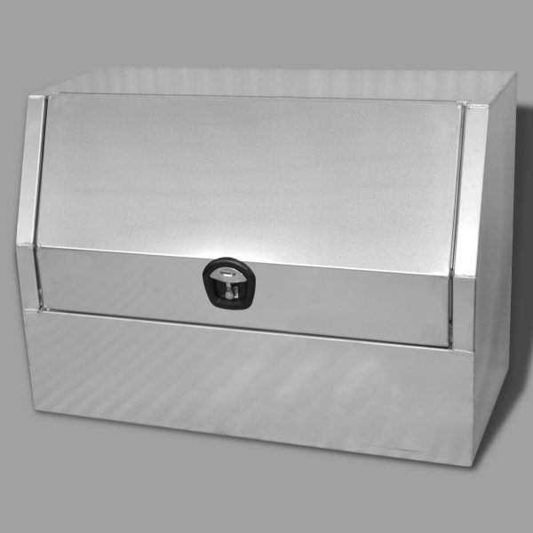 1700x600x850mm Flat Plate Half Door Aluminium Ute Toolbox - Image 4