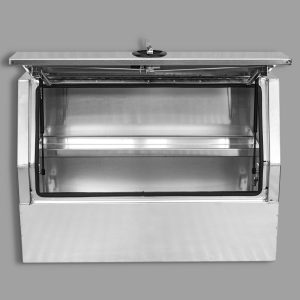 1700x600x850mm Flat Plate Half Door Aluminium Ute Toolbox