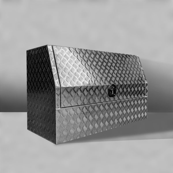 1400Wx600Dx850Hmm C/P Half Door Aluminium Ute Toolbox - Image 3