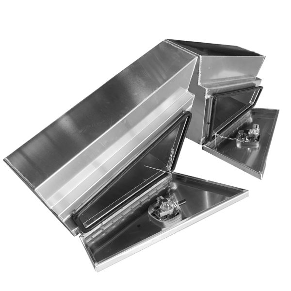 Black 750x230x440mm Flat Sheet Tapered Under Tray Tool Box - Image 3