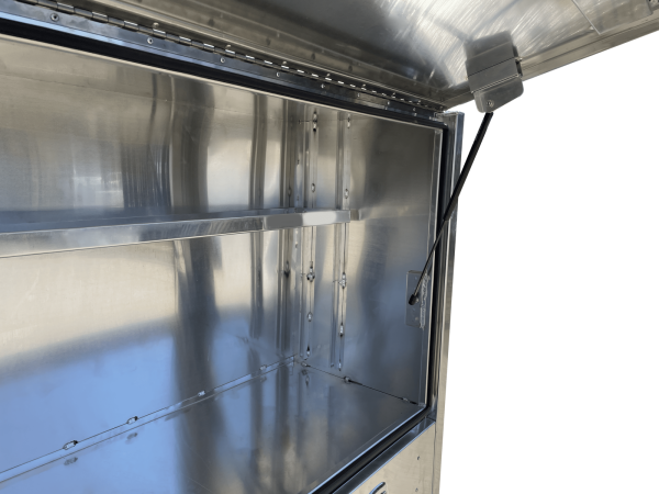1800x600x1150mm Flat Aluminium Truck Toolbox with 2 Drawers - Image 4