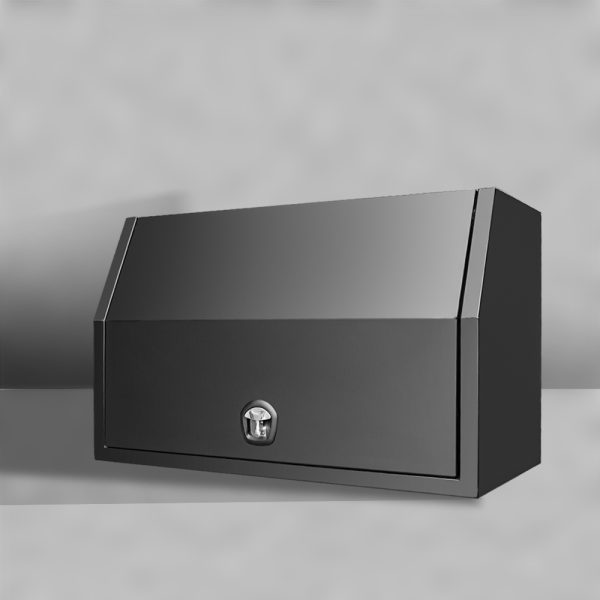 BLACK 1400x600x850mm Flat Plate Full Door Aluminium Toolbox - Image 5