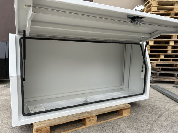 White 1800x600x850mm Flat Plate Full Door Aluminium Toolbox - Image 2