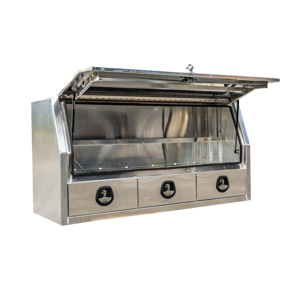 1700x600x850mm Flat Plate Half Open with 3 Drawers Toolbox - Image 2