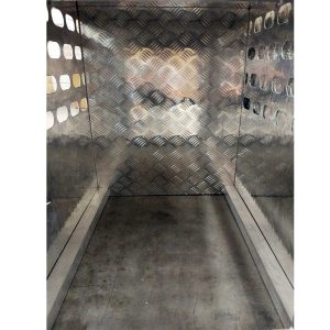 500mm Checker Plate Aluminium Half Dog Box - Image 4