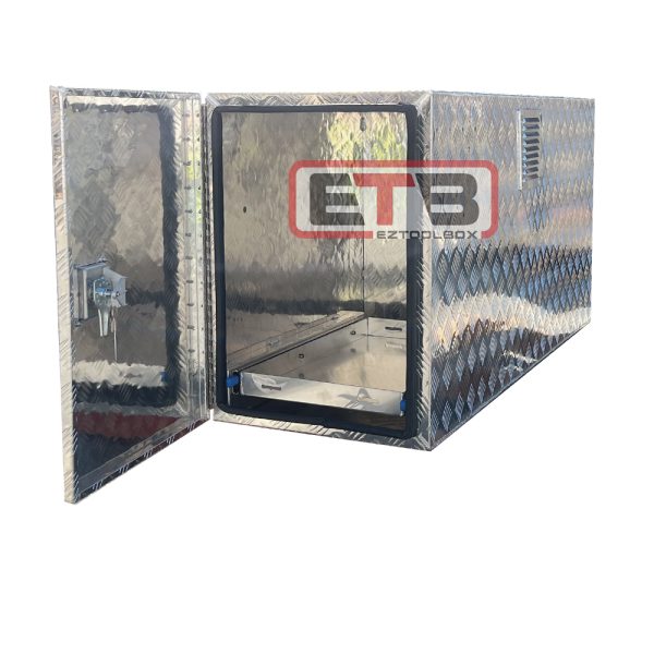 Aluminium Caravan Trailer Tool Box for Generator or Webber BBQ - Image 2