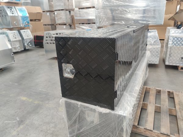 Black Caravan Tool Box for Generator, Webber BBQ and Gas Bottles - Image 2