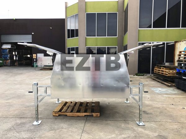 1780mm x 1800mm x 1000mm High Jack Off Flat Plate Aluminium Canopy - Image 4
