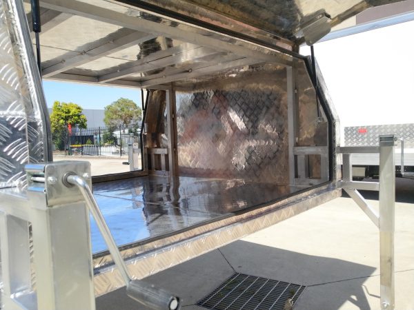 1200mm Jack Off Checker Plate Aluminium Canopy - Image 2
