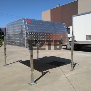1600mm Jack Off Checker Plate Aluminium Canopy