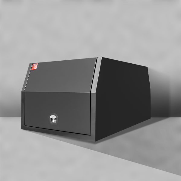 900mm Black Flat Plate Aluminium Ute Canopy - Image 2