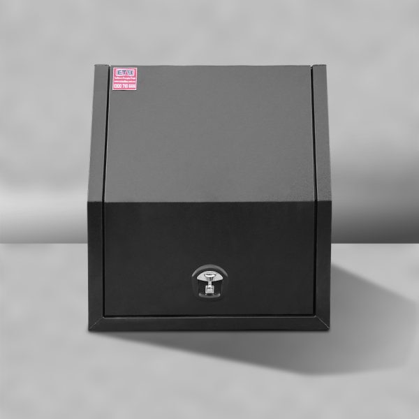 Black 1200mm 1m High Flat Plate Aluminium Ute Canopy - Image 3