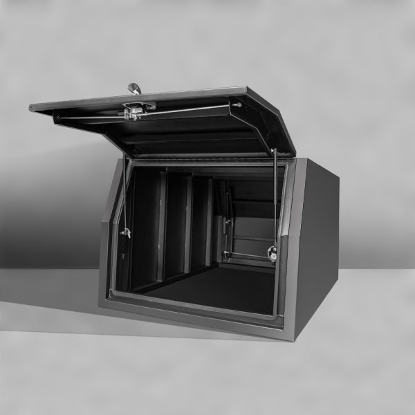 1200mm Black Flat Plate Aluminium Ute Canopy - Image 7
