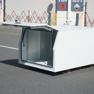 1200mm White Flat Plate Aluminium Ute Canopy - Image 2