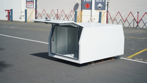 1200mm White Flat Plate Aluminium Ute Canopy - Image 2