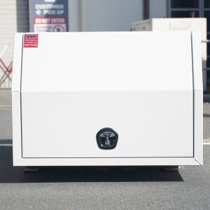 1200mm White Flat Plate Aluminium Ute Canopy - Image 3