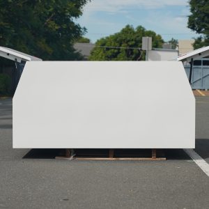 1200mm White Flat Plate Aluminium Ute Canopy - Image 6