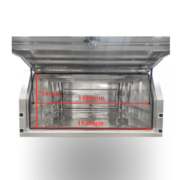 1800mm Lift Off Flat Aluminium Ute Canopy - Image 2