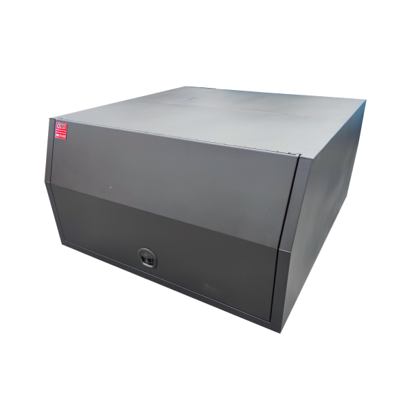 2400mm Flat Aluminium Ute Canopy - Black