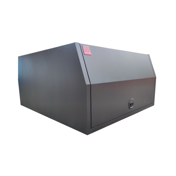 2400mm Flat Aluminium Ute Canopy - Black - Image 6
