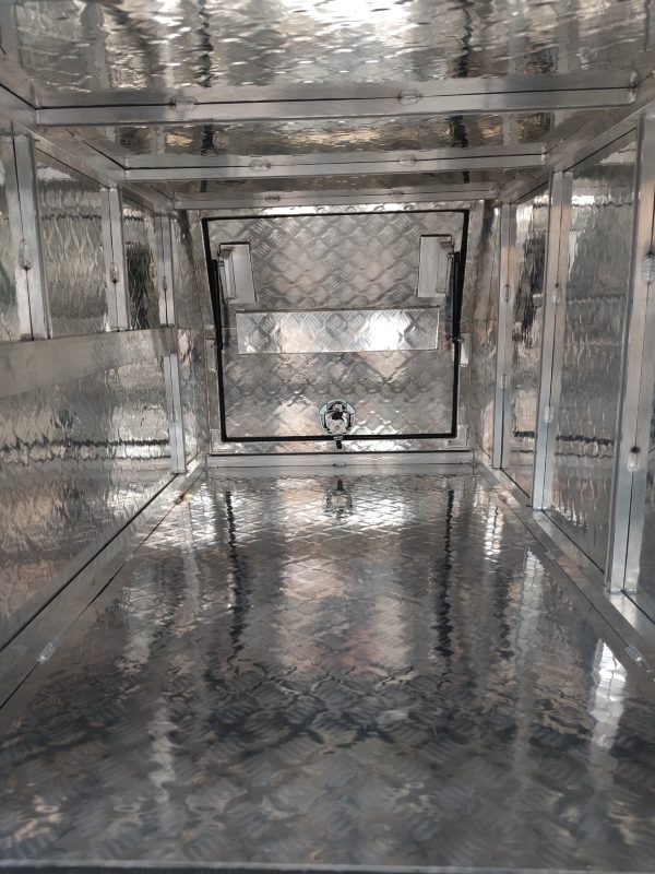 1100mm Checker Plate Aluminium Canopy - Image 4
