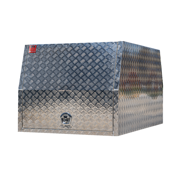 1200mm x 1000mm High Checker Plate Aluminium Ute Canopy