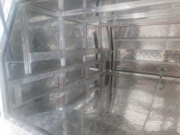 1800mm Jack Off Checker Plate Aluminium Canopy - Image 4