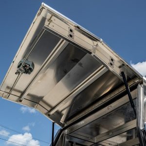 3 Doors 1200mm Flat Plate Aluminium Canopy - Image 4
