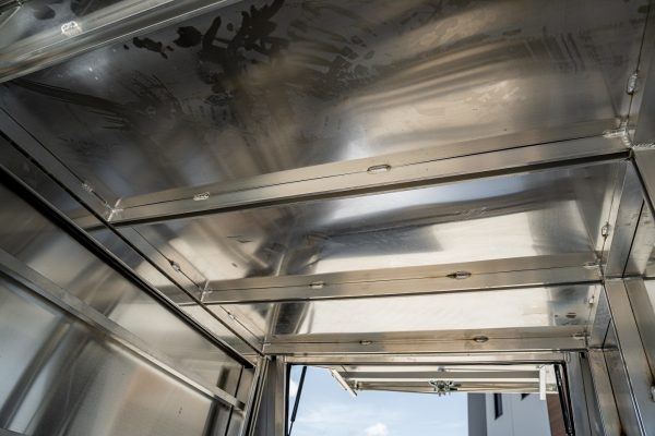 3 Doors 1200mm Flat Plate Aluminium Canopy - Image 7