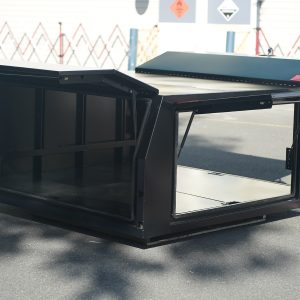 1800mm 1m Hign 3 Doors Jack Off Aluminium Ute Canopy Black - Image 2