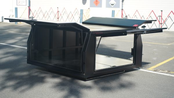 1800mm 1m Hign 3 Doors Jack Off Aluminium Ute Canopy Black - Image 2