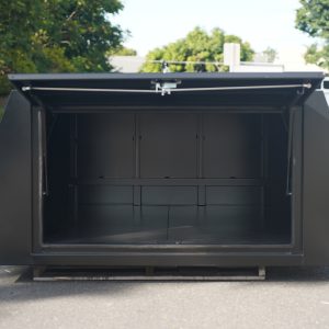 1800mm 1m Hign 3 Doors Jack Off Aluminium Ute Canopy Black - Image 3