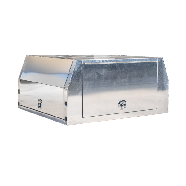 3 Doors 1800 x 850mm Jack Off Flat Plate Aluminium Ute Canopy
