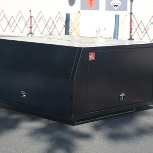 1800mm 3 Doors Jack Off Aluminium Ute Canopy Black