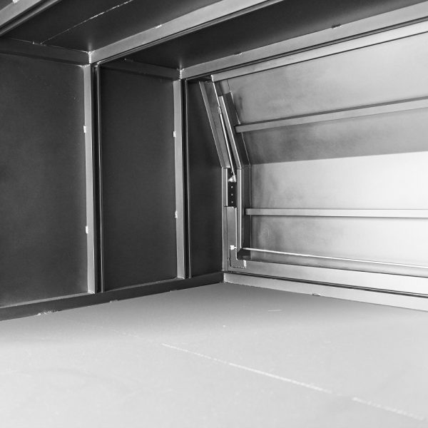 2400mm 3 Doors Aluminium Ute Canopy Black - Image 5