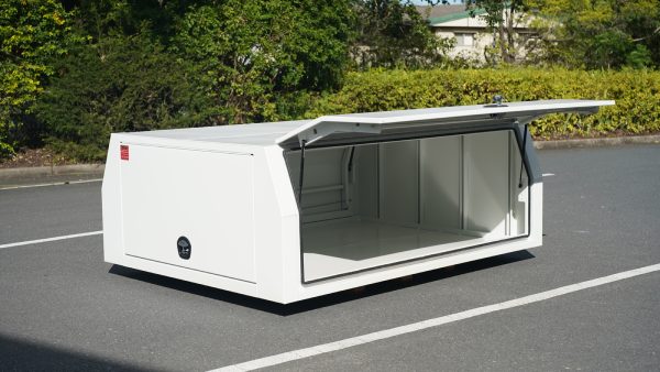 2400mm 3 Doors Aluminium Ute Canopy White - Image 2