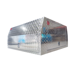 1600mm 3 Doors Checker Plate Aluminium Canopy
