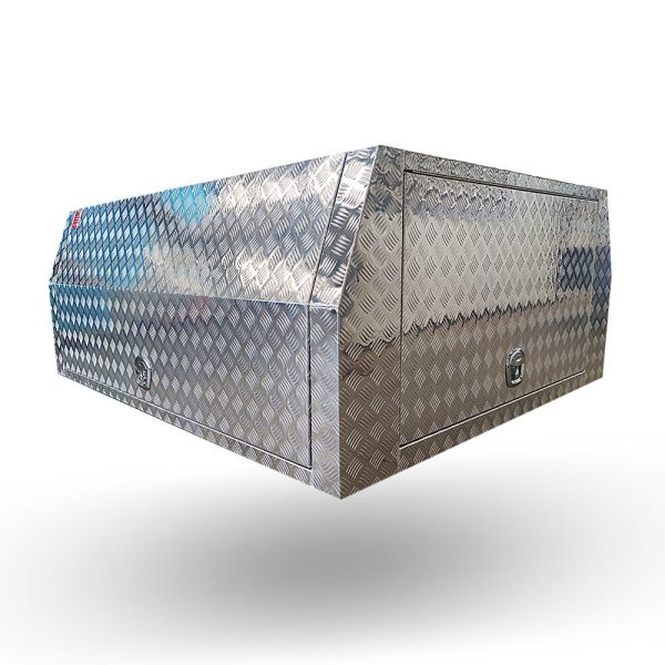 2100mm 3 Doors Checker Plate Aluminium Canopy