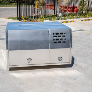 1600mm 1m High Aluminium Ute Canopy With 1/4 Dog Box