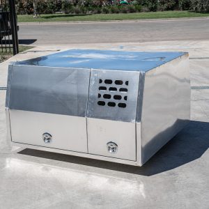 1800mm 1m High Aluminium Ute Canopy With 1/4 Dog Box