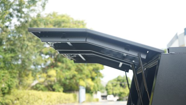 Black 1800mm 1m High Aluminium Ute Canopy With 1/4 Dog Box - Image 7