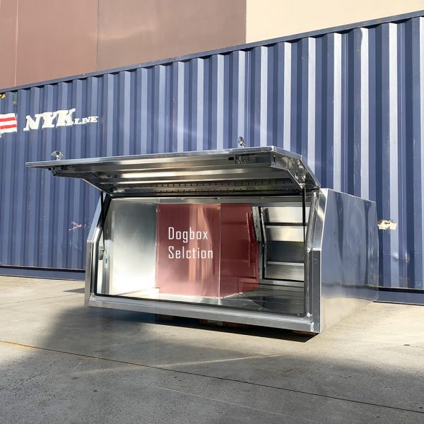 1800mm Ute Aluminium Canopy With Dog Box Section - Image 4