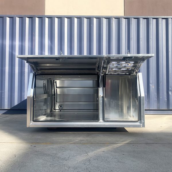 1800mm Ute Aluminium Canopy With Dog Box Section - Image 6