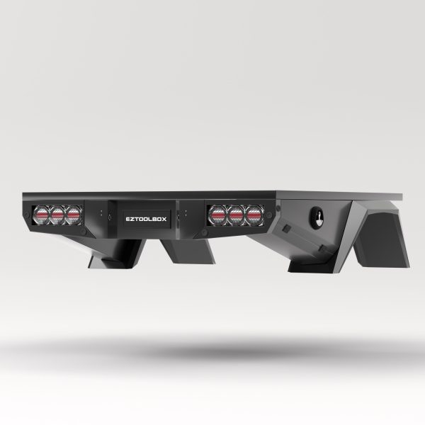Black Aluminium Tray 1800mm - Image 4