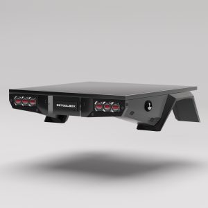 Black Aluminium Tray 1800mm